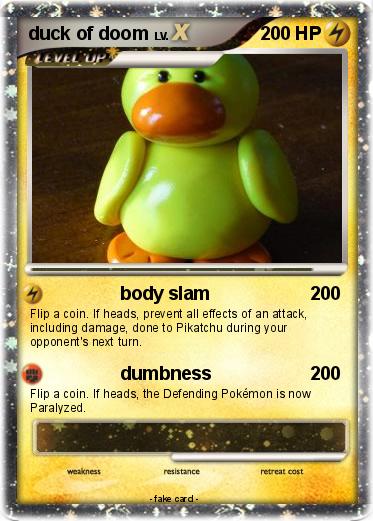 Pokemon duck of doom
