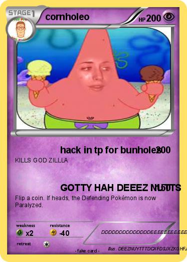 Pokemon cornholeo