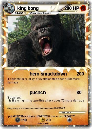Pokemon king kong