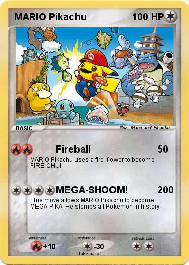 Pokemon MARIO Pikachu