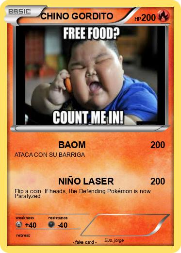 Pokemon CHINO GORDITO