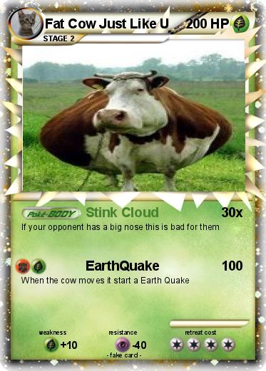 Pokemon Fat Cow Just Like U