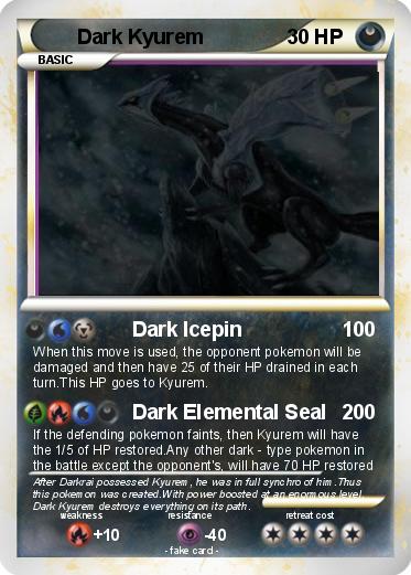Pokemon Dark Kyurem