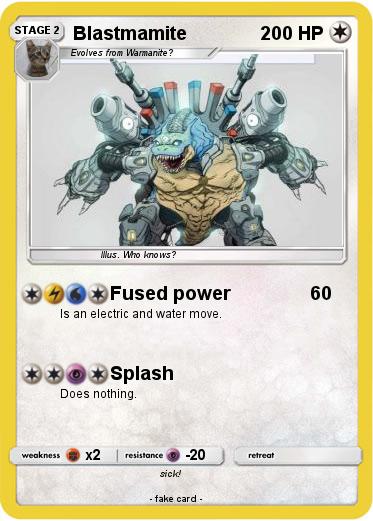 Pokemon Blastmamite