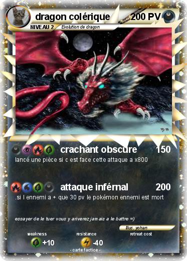 Pokemon dragon colérique