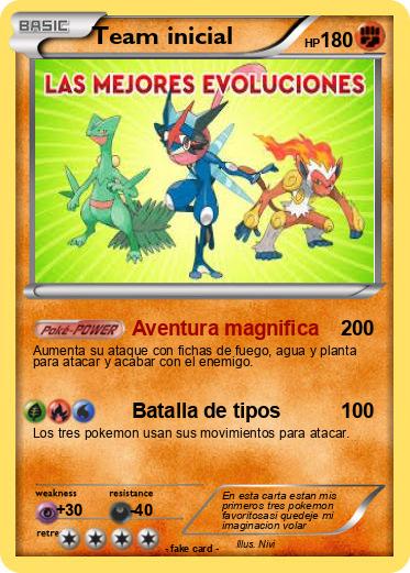 Pokemon Team inicial