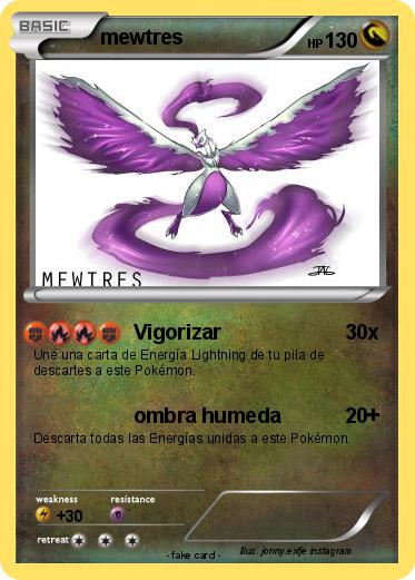 Pokemon mewtres