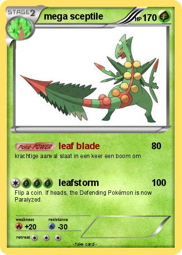 Pokemon mega sceptile