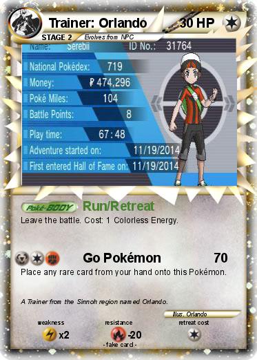 Pokemon Trainer: Orlando