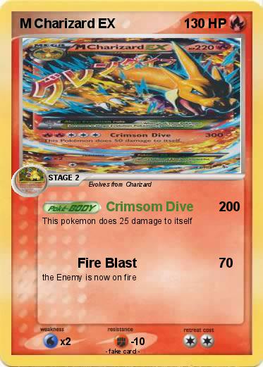 Pokemon M Charizard EX