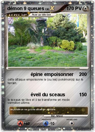 Pokemon démon 9 queues