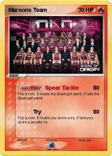Pokemon Maroons Team