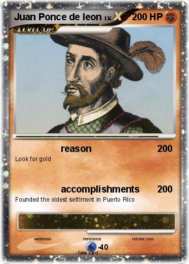 Pokemon Juan Ponce de leon