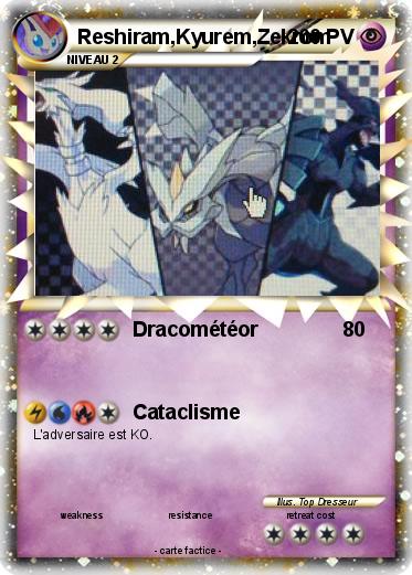 Pokemon Reshiram,Kyurem,Zekrom