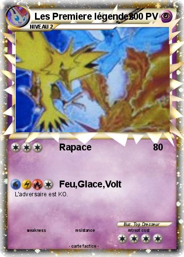 Pokemon Les Premiere légendes