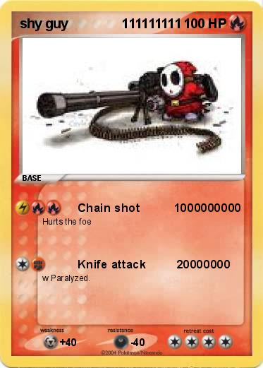 Pokemon shy guy               111111111