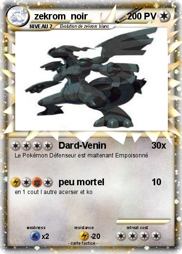 Pokemon zekrom  noir