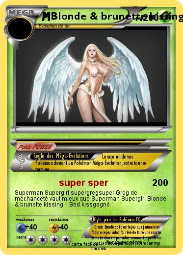 Pokemon Blonde & brunette kissing. | Bed kiss