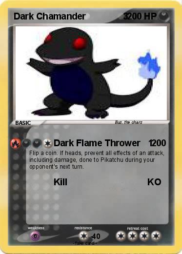 Pokemon Dark Chamander               3