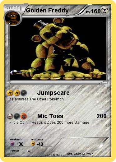 Pokemon Golden Freddy
