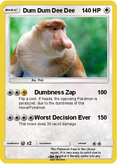 Pokemon Dum Dum Dee Dee