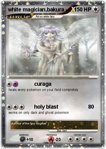 Pokemon white magician,bakura