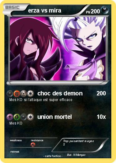 Pokemon erza vs mira