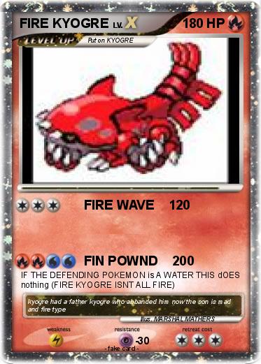Pokemon FIRE KYOGRE