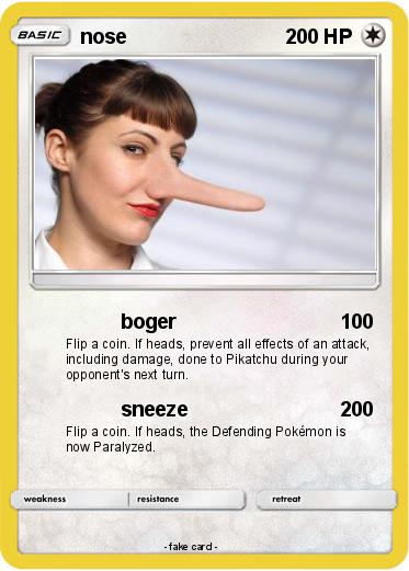 Pokemon nose