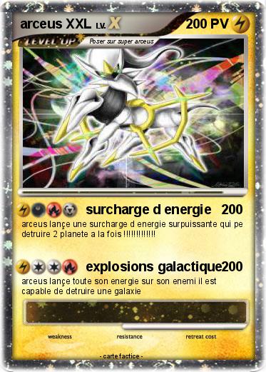 Pokemon arceus XXL