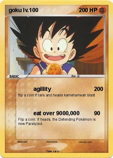 Pokemon goku lv.100