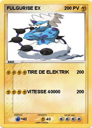 Pokemon FULGURISE EX