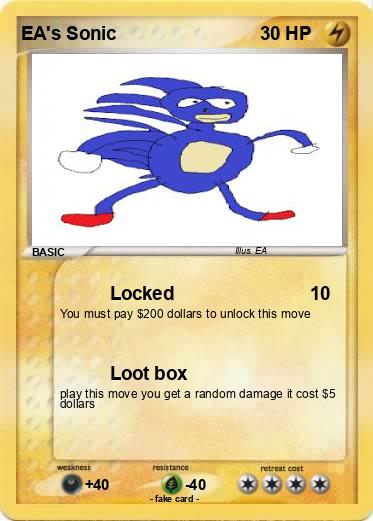 Pokemon EA's Sonic
