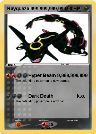 Pokemon Rayquaza 999,999,999,999,