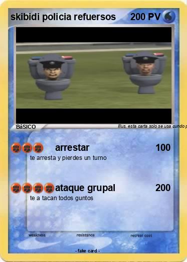 Pokemon skibidi policia refuersos