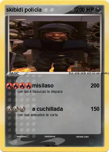Pokemon skibidi policía