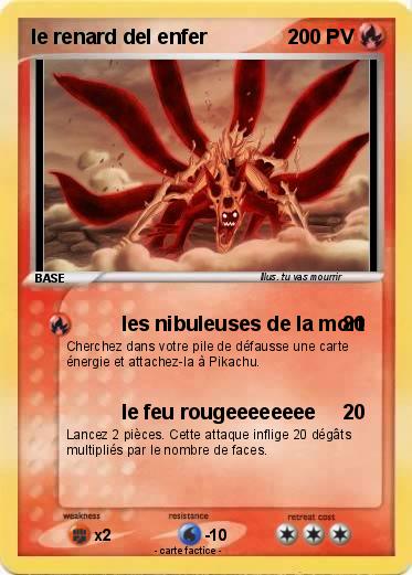 Pokemon le renard del enfer