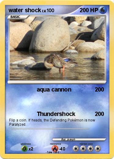 Pokemon water shock