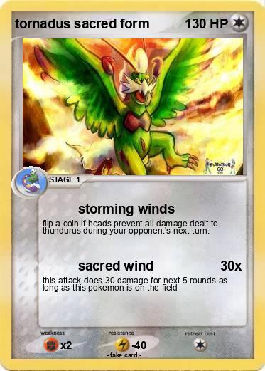 Pokemon tornadus sacred form