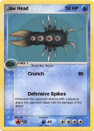 Pokemon Jaw Head