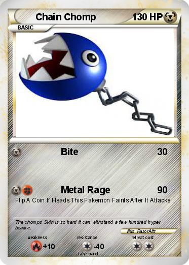 Pokemon Chain Chomp