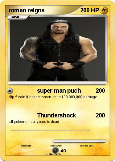 Pokemon roman reigns