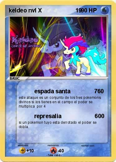 Pokemon keldeo nvl X                     19