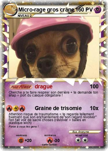 Pokemon Micro-rage gros crâne