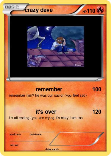 Pokemon crazy dave
