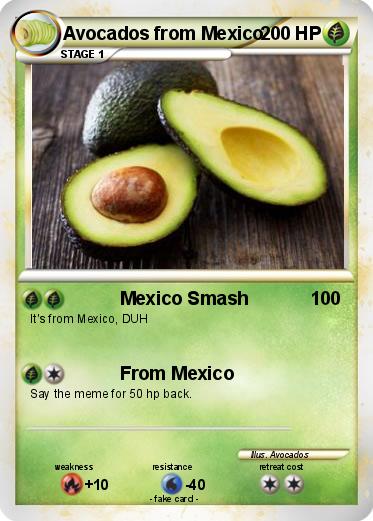 Pokemon Avocados from Mexico