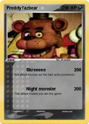 Pokemon Freddy fazbear