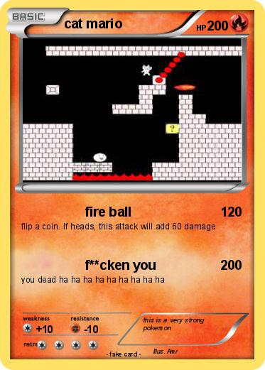 Pokemon cat mario
