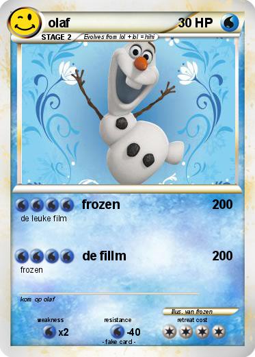 Pokemon olaf