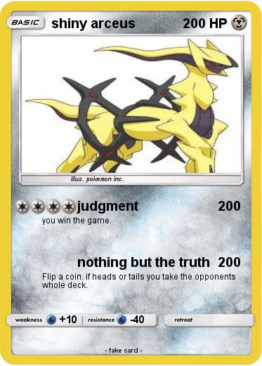 Pokemon shiny arceus